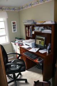 Office My office, where I create and write.