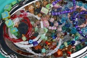 Jewelry at Rhonda's table Jewelry at Rhonda's table