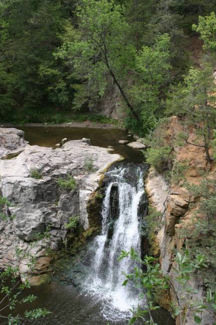 Ramsey Falls in Alexander Ramsey Park. Minnesota Prairie Roots file photo.