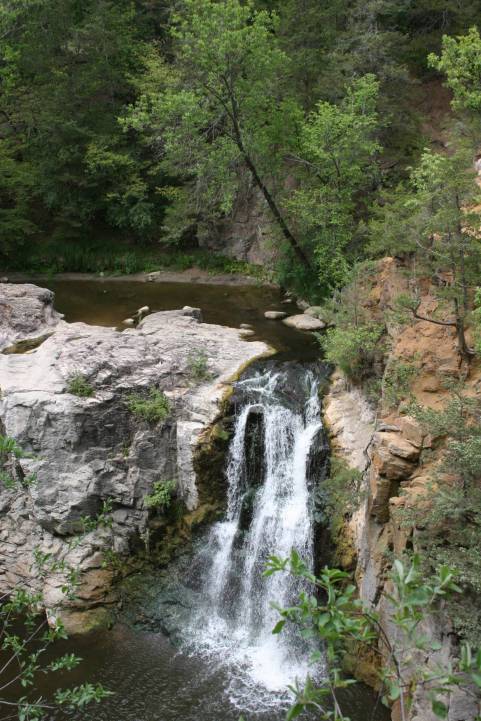 Ramsey Falls in Alexander Ramsey Park. Minnesota Prairie Roots file photo.