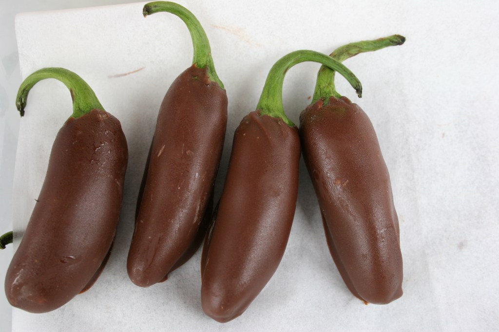 Chocolate covered jalapenos