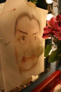 Sketch of "South Pacific" character Bloody Mary