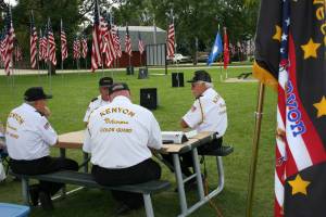 Color Guard members Kenyon Veterans Color Guard members Donald Meese, from left to right, Marty Budde, Mike McDonald and Mark Hegseth.