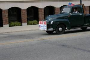 Howard Homeier driving Howard Homeier drives his Chevy down Minnesota Highway 60, the main drag through Kenyon.