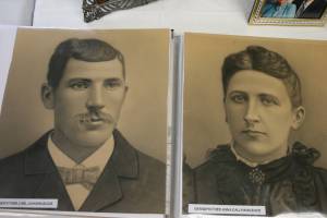 Karl and Anna Bode Photo copies of my great grandparents, Karl and Anna Bode, were displayed at the Bode family reunion on August 16 in Courtland, Minnesota.