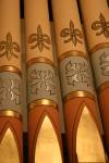 Pipe organ pipes