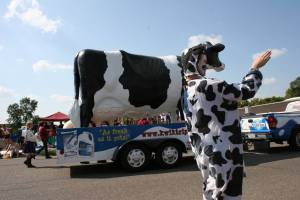 I never planned or manipulated this image, but was humorously surprised to see that I had shot a two-faced cow, the Kwik Trip cow, in Northfield, the city of "Cows, Colleges and Contentment."