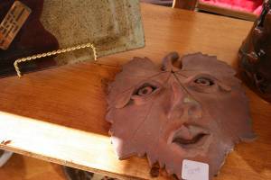 Dianne Lockerby of Faribault sold her unique pottery pieces.