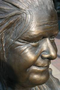 A close-up of my favorite sculpture, "Grannie's Garden."