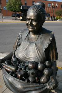 "Grannie's Garden," my favorite sculpture by artists Lee Leuning and Sheei Treeby.