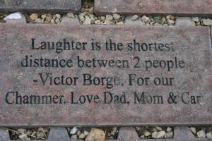 Poetry on brick