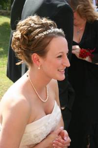 Kristina The beautiful bride, my niece Kristina.