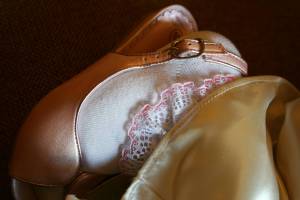 Keira's sugar-and-spice, dainty shoe.