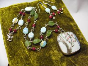 Artist Christina Thorne makes one-of-a-kind jewelry using stone and other natural elements.