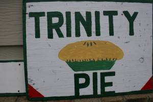 Trump's sells apple and other homemade pies from Trinity Lutheran Church in Faribault.