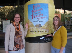 Amber and I pose outside the Ordway Center for the Performing Arts in downtown St. Paul.