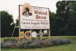 Walnut Grove welcome&nbsp;sign