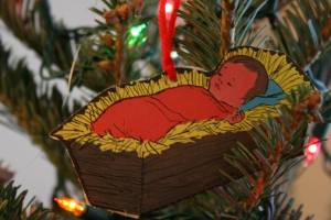 Jesus in the manger