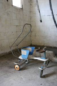 Vintage baby stroller