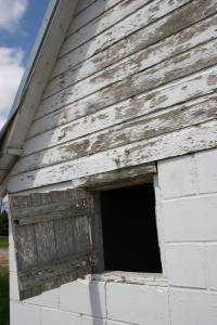 Open barn door