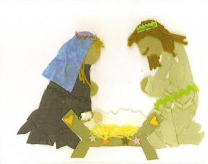 Nativity Christmas card