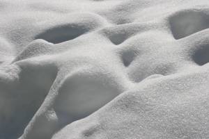 snow piles