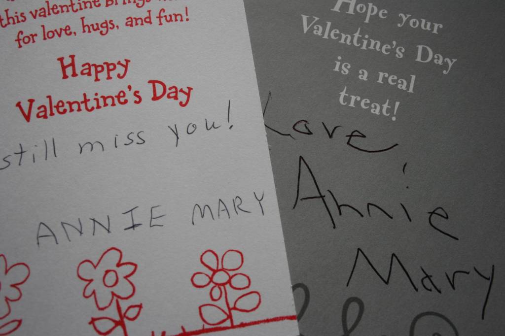 Annie Mary Twente valentine greetings