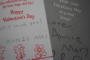 Annie Mary Twente valentine greetings