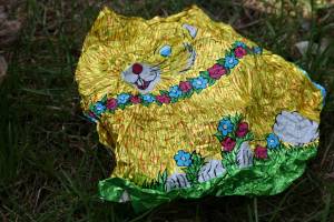 Chocolate bunny wrapper
