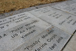 Veterans' pavers