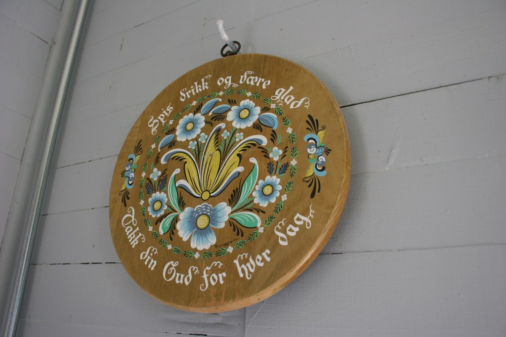 Old Stone Church, Norwegian plaque