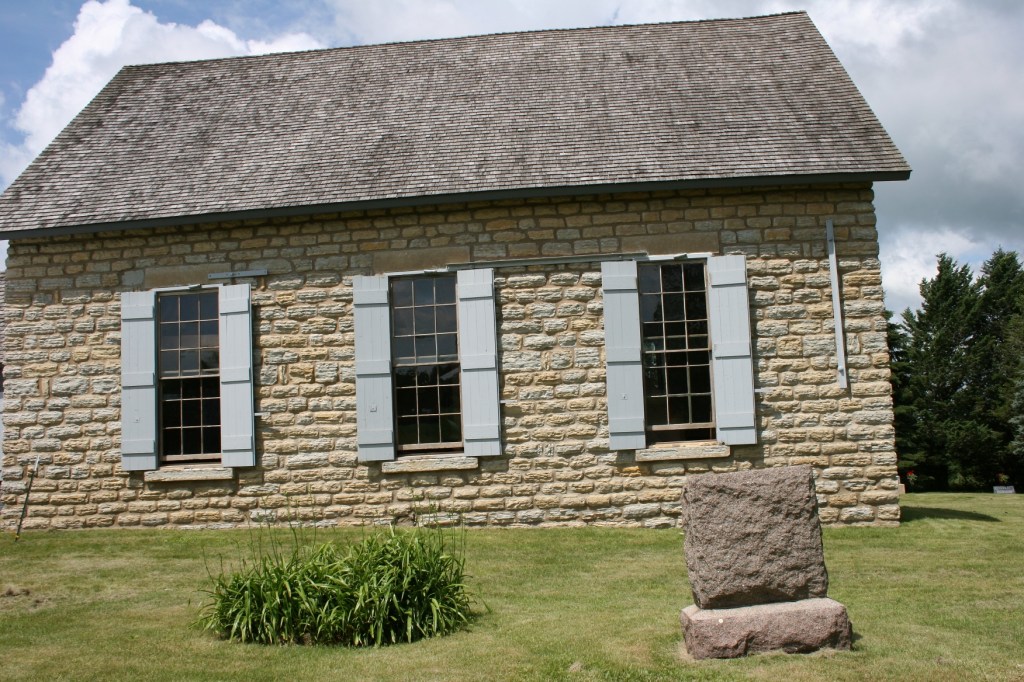 Hauge Lutheran Church, side view