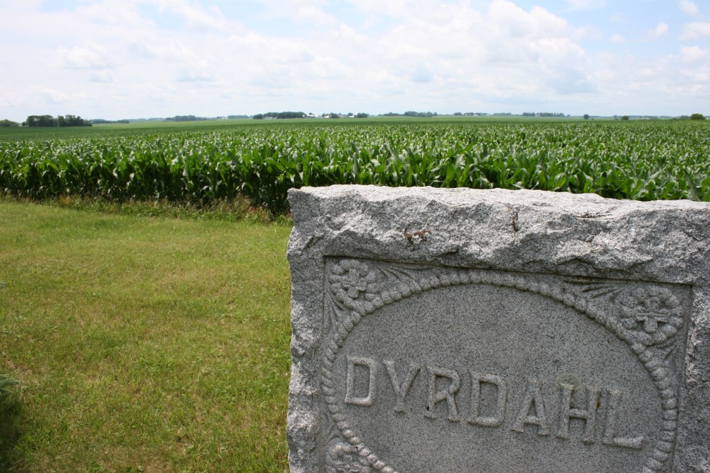 Even after family has departed this life, their memory is as close as the graves that surround Moland Lutheran Church.