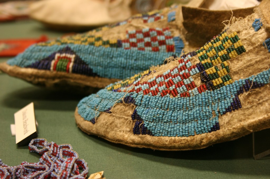 Dakota beaded moccasins