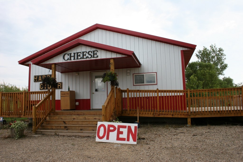 Harbo Cider Winery & Cheese Shop next to Welsh Heritage Farms