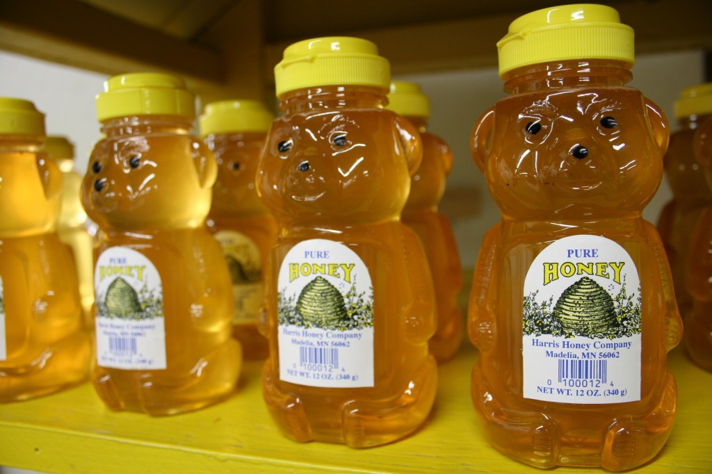 Honey from Harris Honey Company in nearby Madelia