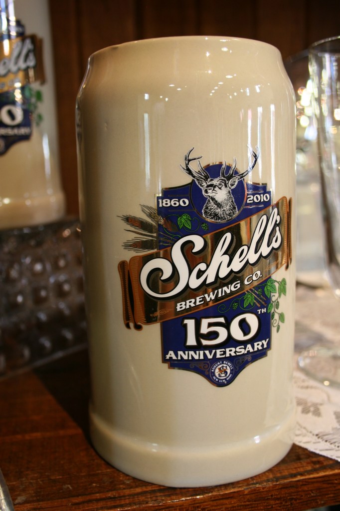 Schell's 150th anniversary beer mug