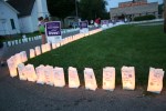 Luminaries lit at&nbsp;dusk