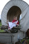 Covered wagon at the Laura Ingalls Wilder Pageant site, Walnut&nbsp;Grove