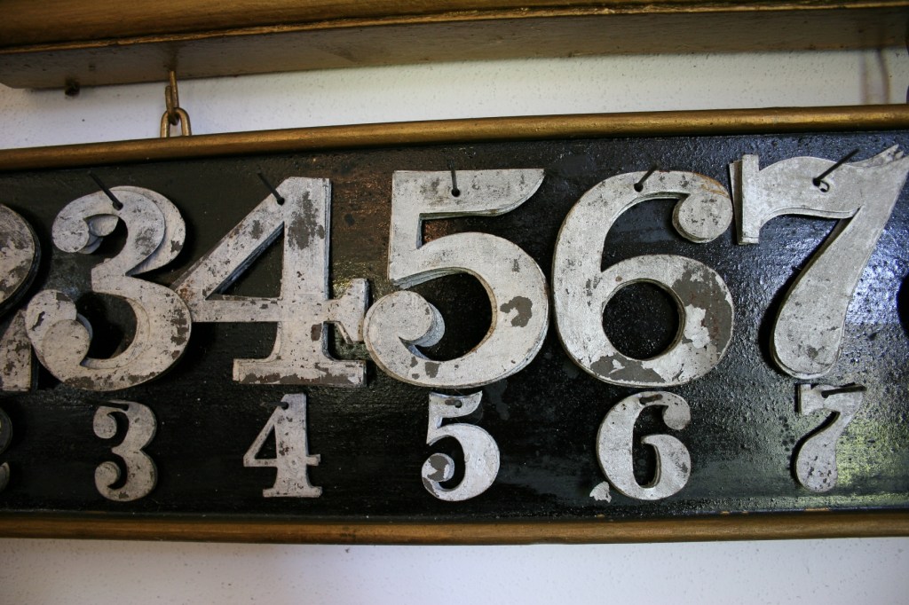 Hymn board numbers
