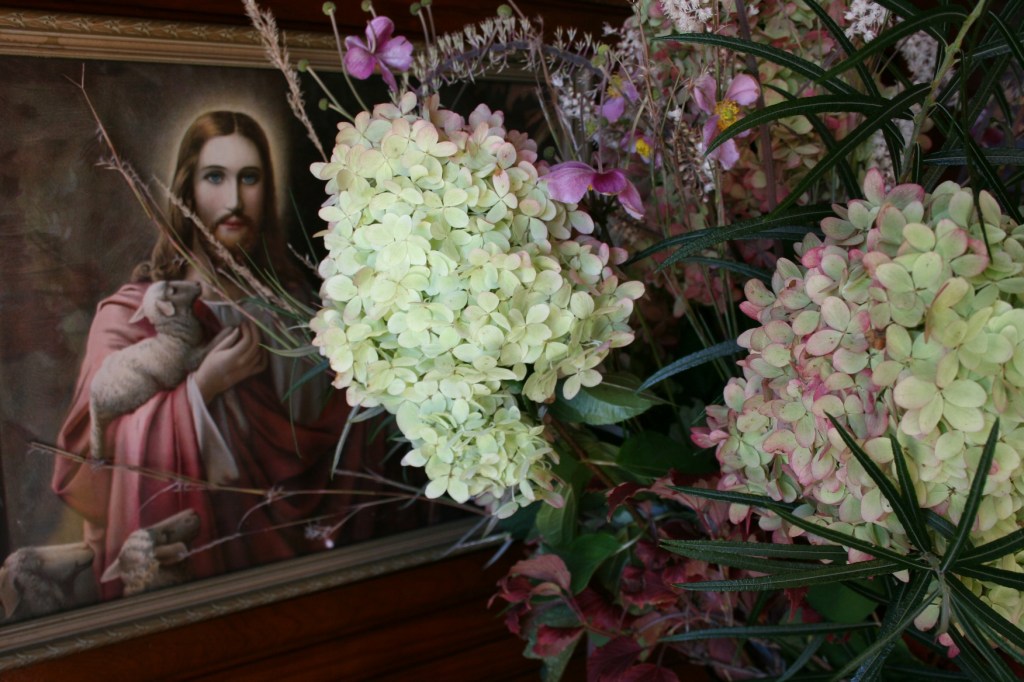 Flowers and Christ