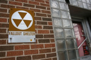 Fallout shelter sign