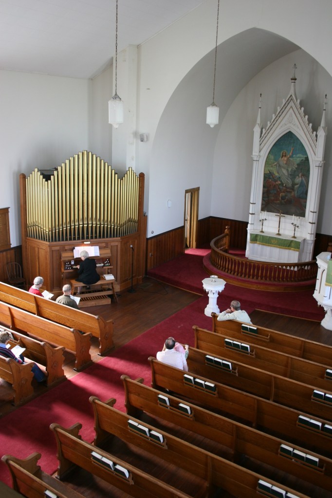 1894 Valley Grove Church interior