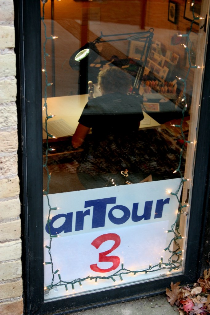 Barb Matz in her studio