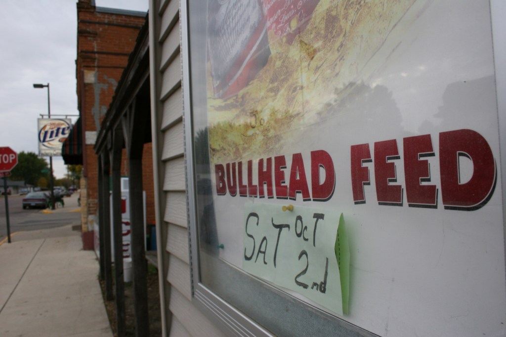 Bullhead Feed sign