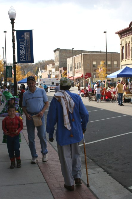 Different cultures, all the faces of today's Faribault, mingled during the Fall Festival.