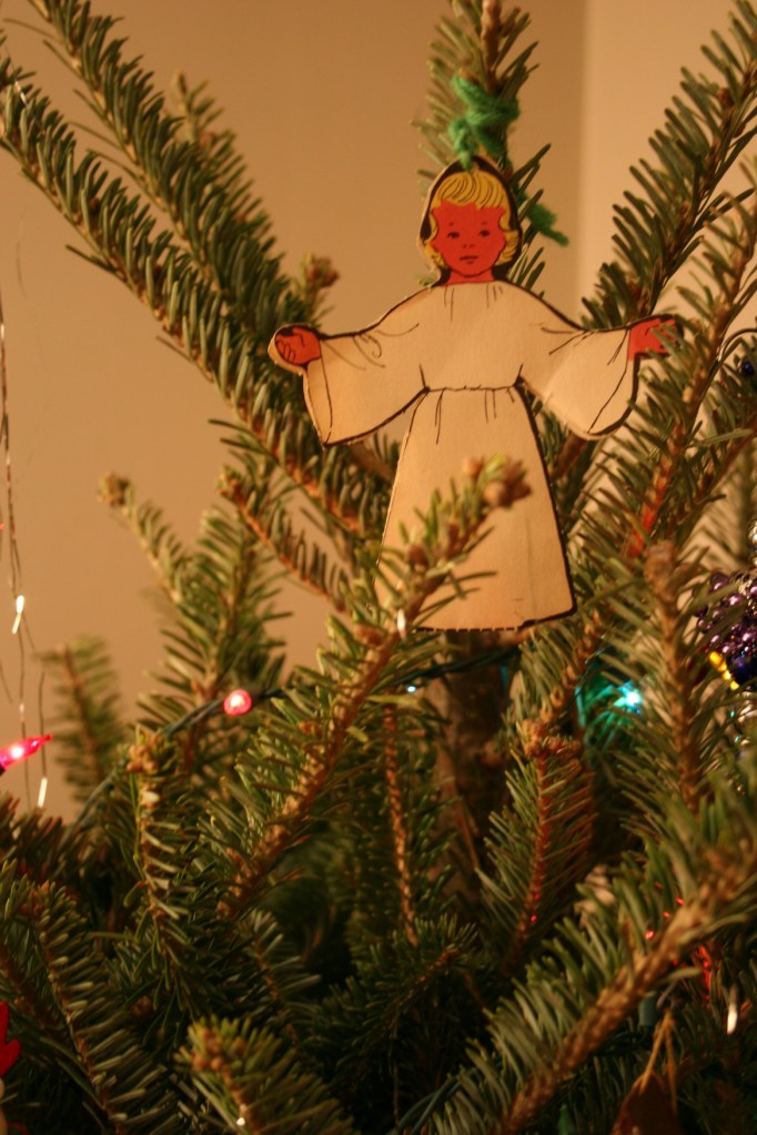 Angel on Christmas tree