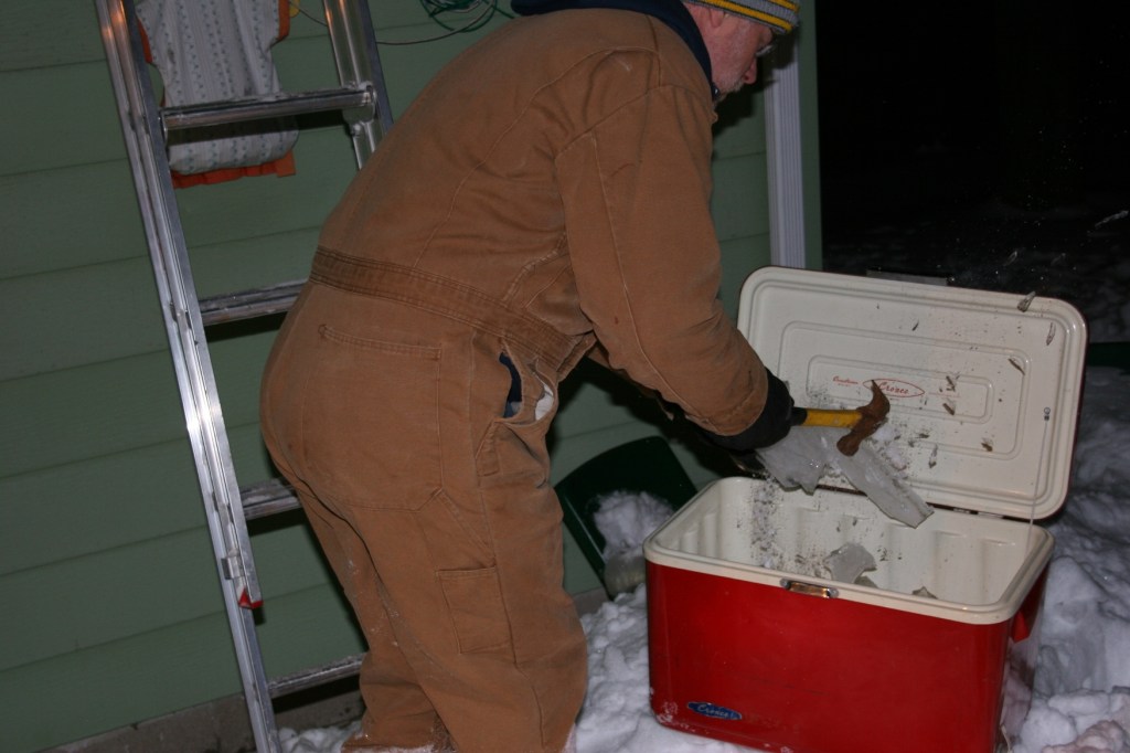 Breaking the icicles