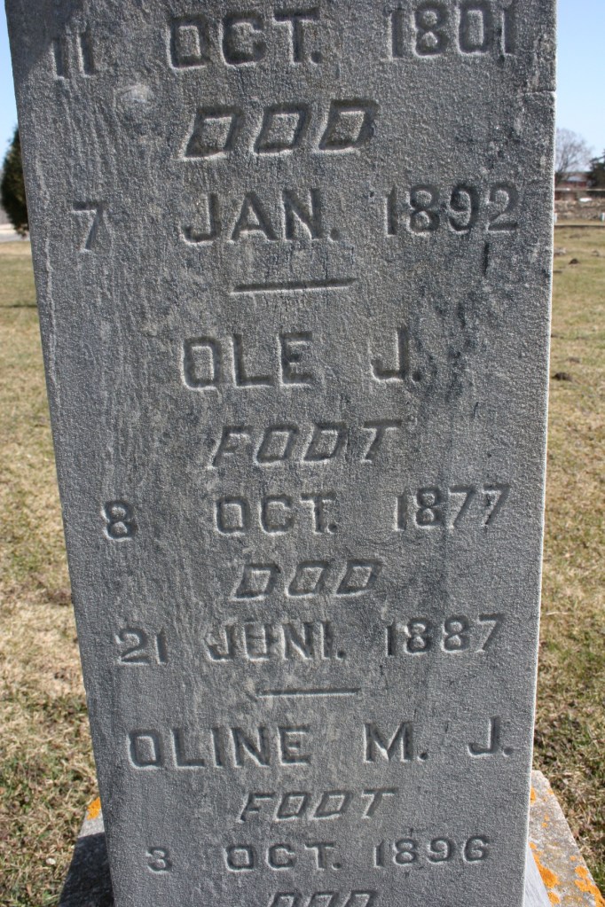 Ole tombstone