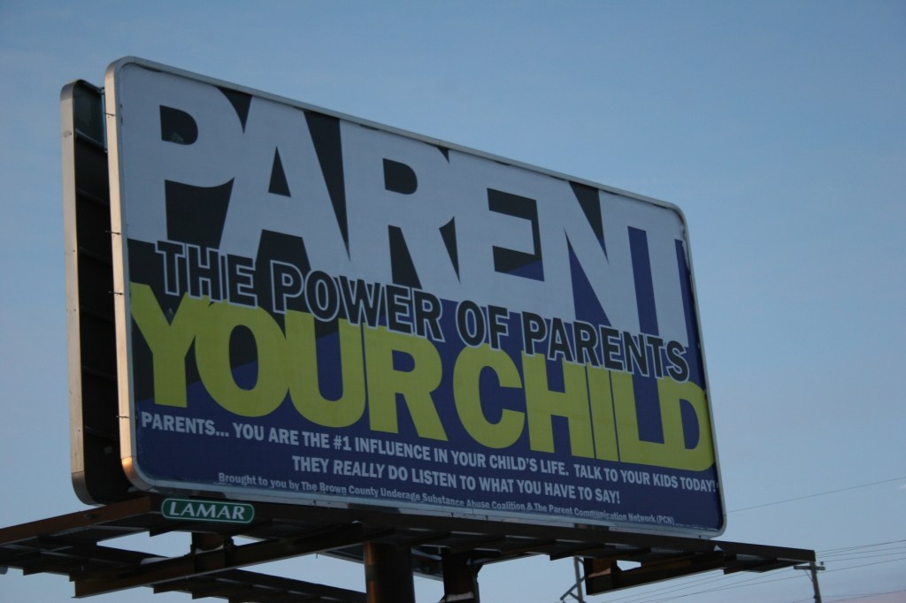 PARENT YOUR CHILD billboard